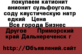 покупаем катионит анионит сульфоуголь соду каустическую натр едкий › Цена ­ 150 000 - Все города Бизнес » Другое   . Приморский край,Дальнереченск г.